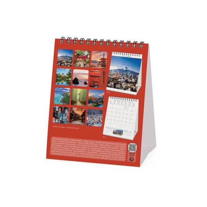 Legami Desk Calendar 2027 Beauty Of Japan 12x14.5cm