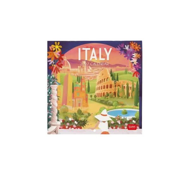 Legami Wall Calendar 2027 Italy 18x18cm