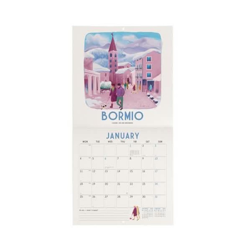 Legami Wall Calendar 2027 Italy 18x18cm