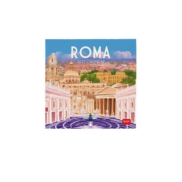 Legami Wall Calendar 2027 Roma 18x18cm Legami Wall Calendar 2027 Roma 18x18cm