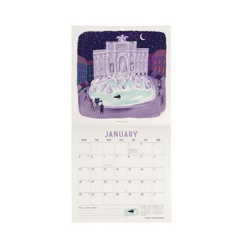 Legami Wall Calendar 2027 Roma 18x18cm