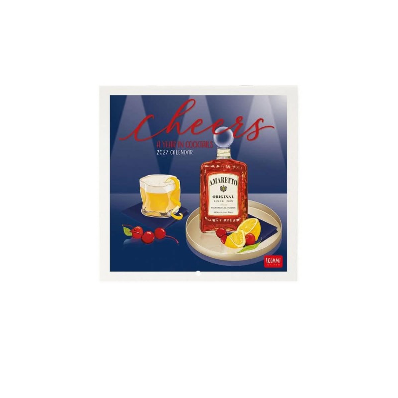 Legami Wall Calendar 2027 Cheers 18x18cm
