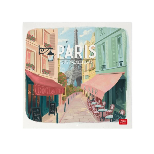 Legami Wall Calendar 2027 Paris 30x29cm Legami Wall Calendar 2027 Paris 30x29cm