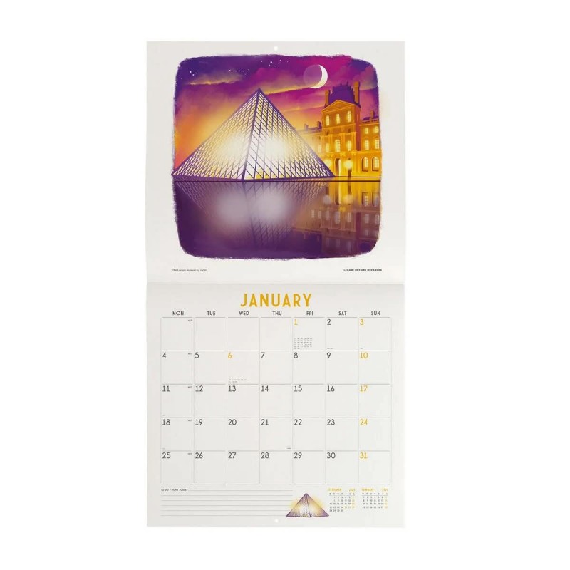 Legami Wall Calendar 2027 Paris 30x29cm