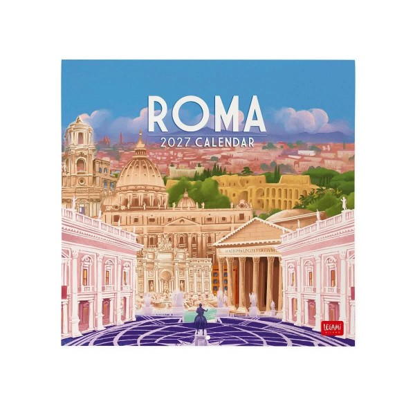 Legami Wall Calendar 2027 Roma 30x29cm Legami Wall Calendar 2027 Roma 30x29cm