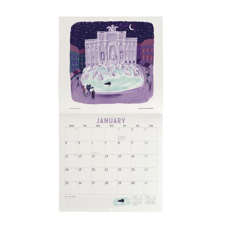 Legami Wall Calendar 2027 Roma 30x29cm