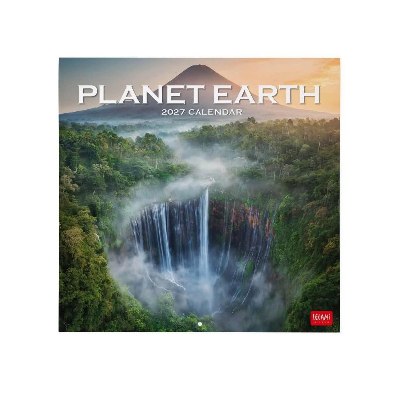 Legami Wall Calendar 2027 Planet Earth 30x29cm