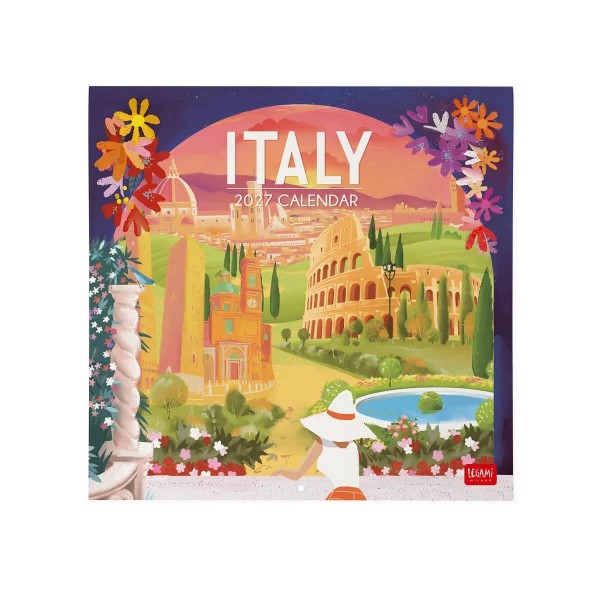 Legami Wall Calendar 2027 Italy 30x29cm Legami Wall Calendar 2027 Italy 30x29cm