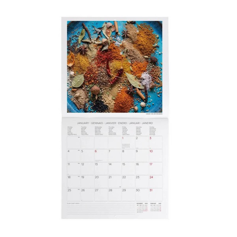 Legami Wall Calendar 2027 Herbs and Spices 30x29cm