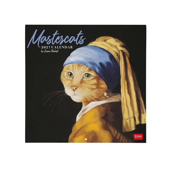 Legami Wall Calendar 2027 Mastercats 30x29cm Legami Wall Calendar 2027 Mastercats 30x29cm