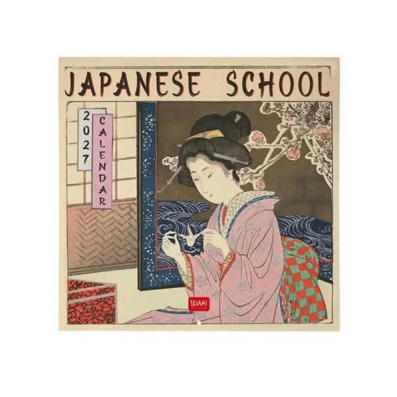 Legami Wall Calendar 2027 Japanese School 30x29cm