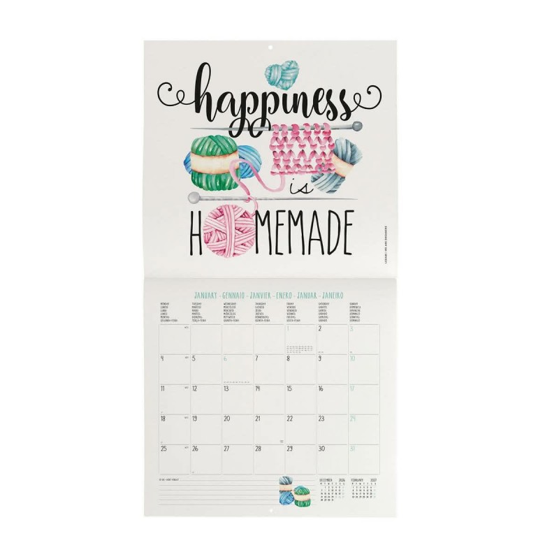 Legami Wall Calendar 2027 Aphorisms 30x29cm