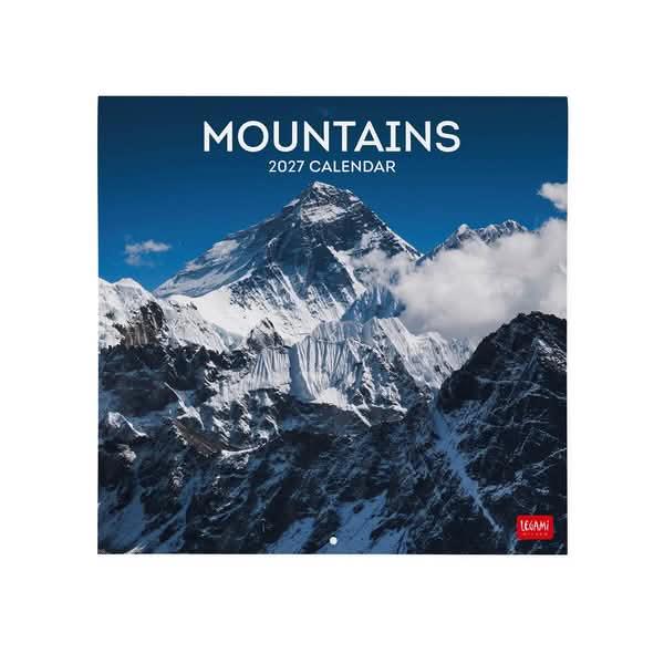 Legami Wall Calendar 2027 Mountains 30x29cm Legami Wall Calendar 2027 Mountains 30x29cm