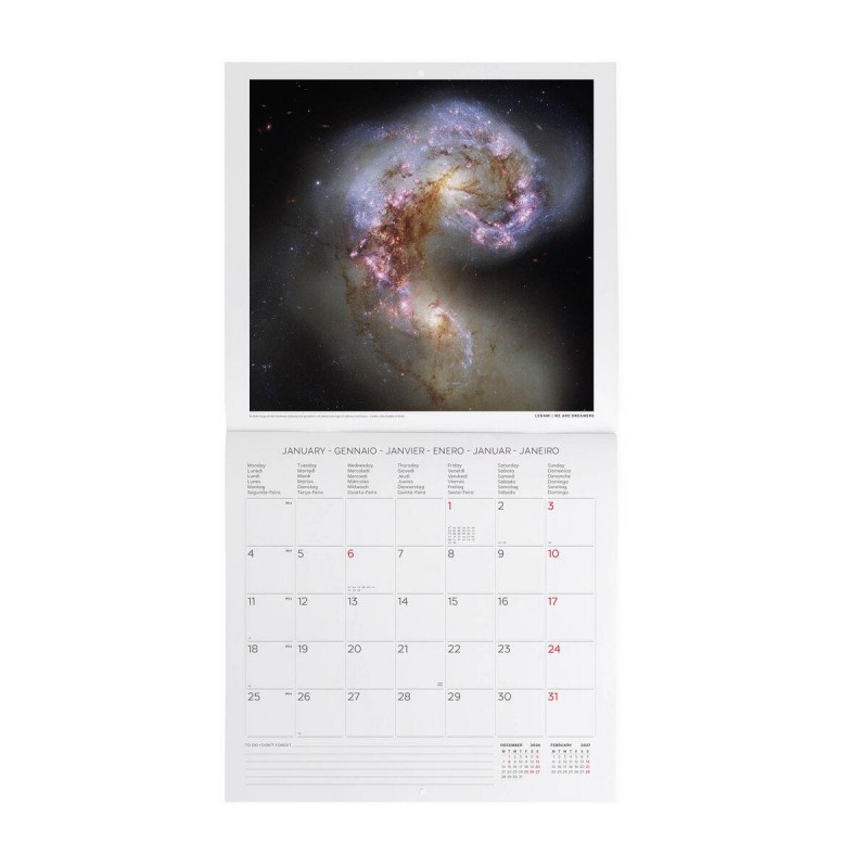 Legami Wall Calendar 2027 Beyond Infinity 30x29cm
