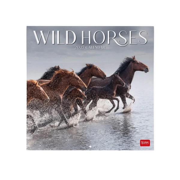 Legami Wall Calendar 2027 Wild Horses 30x29cm Legami Wall Calendar 2027 Wild Horses 30x29cm
