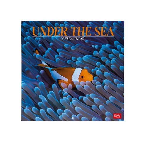 Legami Wall Calendar 2027 Under The Sea 30x29cm Legami Wall Calendar 2027 Under The Sea 30x29cm