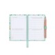 Legami 12μηνο Ημερολόγιο 2 Ημερών Mini Bee Green