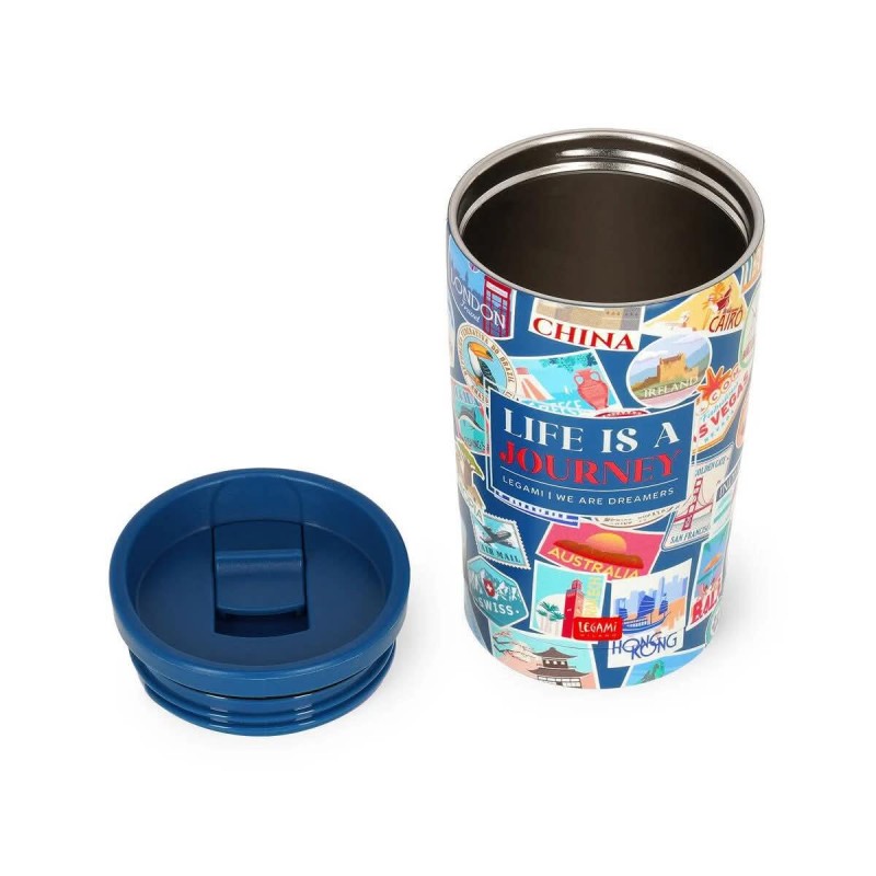 Legami Κούπα Θερμός 275ml Travel Stickers Legami Κούπα Θερμός 275ml Travel Stickers