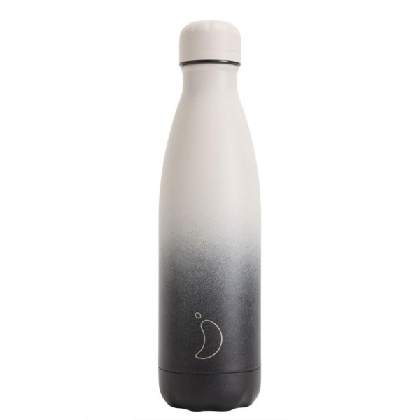 Chillys Μπουκάλι Θερμός  500ml Gradient Black Pebble