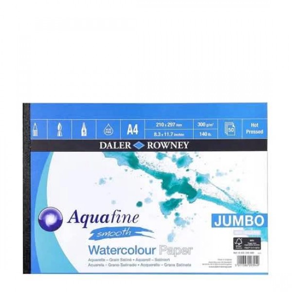 Daler Μπλοκ Ακουαρέλας Aquafine HP 300g A4 50φ Daler Μπλοκ Ακουαρέλας Aquafine HP 300g A4 50φ