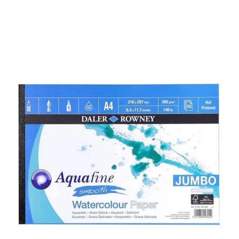 Daler Μπλοκ Ακουαρέλας Aquafine HP 300g A4 50φ