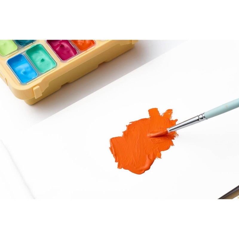 HIMI Twin Cup Gouache Σετ 12 Εντονα Χρώματα HIMI Twin Cup Gouache Σετ 12 Εντονα Χρώματα