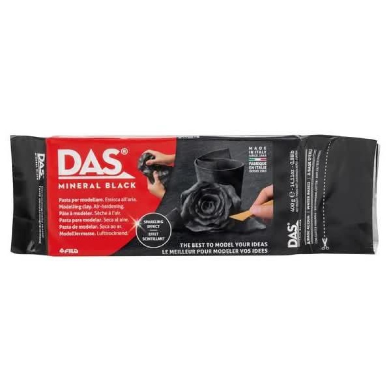 Das Πηλός Αυτοξηραινόμενος Μαύρος με Sparkling Εφέ 400g Das Πηλός Αυτοξηραινόμενος Μαύρος με Sparkling Εφέ 400g