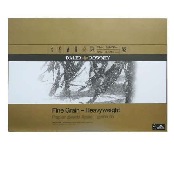 Daler Μπλοκ Fine Grain Heavyweight Drawing Pad A2 200gr 30φ