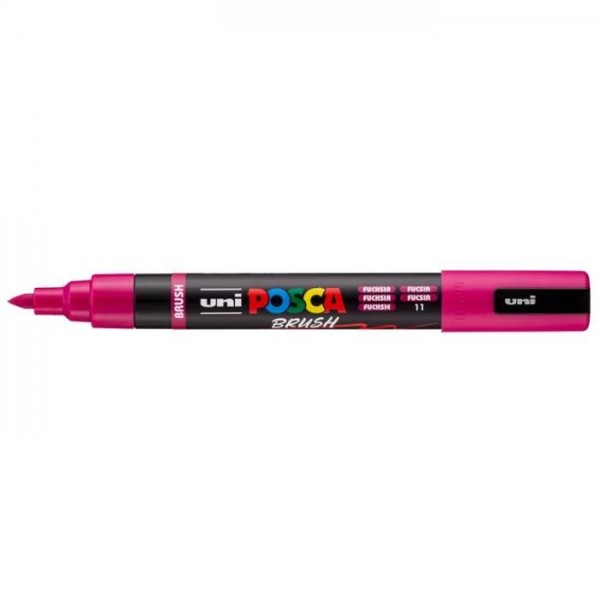 Μαρκαδόρος Posca Brush 1.0-4.0mm no 11 Fuchsia Μαρκαδόρος Posca Brush 1.0-4.0mm no 11 Fuchsia