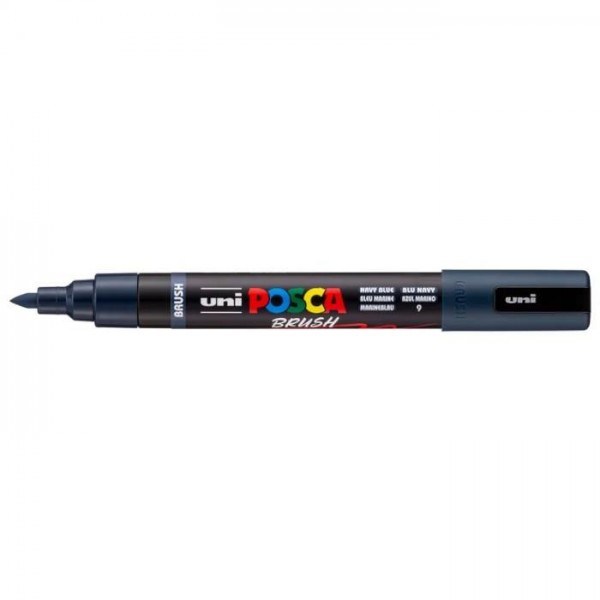 Μαρκαδόρος Posca Brush 1.0-4.0mm no 9 Navy Blue Μαρκαδόρος Posca Brush 1.0-4.0mm no 9 Navy Blue