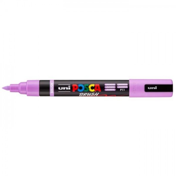 Μαρκαδόρος Posca Brush 1.0-4.0mm no P11 Lavender Μαρκαδόρος Posca Brush 1.0-4.0mm no P11 Lavender