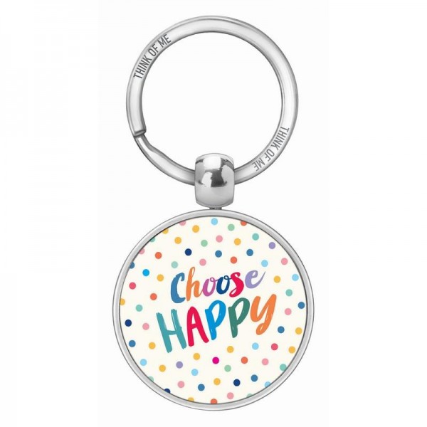 Μεταλλικό Μπρελόκ 3,6cm Choose Happy Μεταλλικό Μπρελόκ 3,6cm Choose Happy