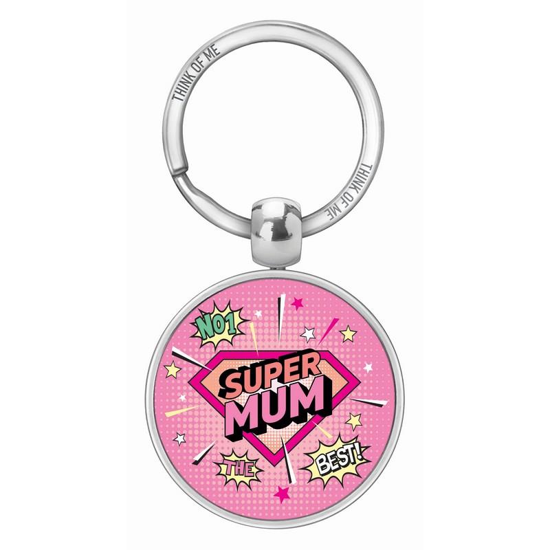Μεταλλικό Μπρελόκ 3,6cm Super Mum