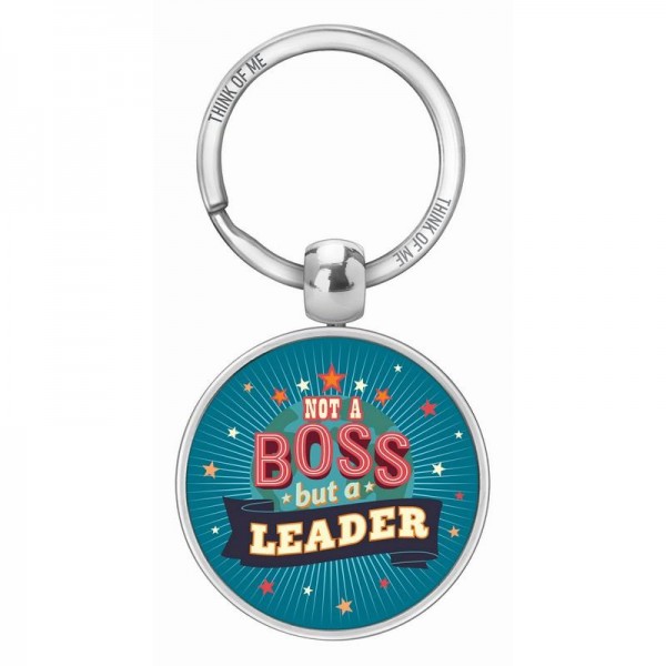 Μεταλλικό Μπρελόκ 3,6cm Not A Boss But A Leader