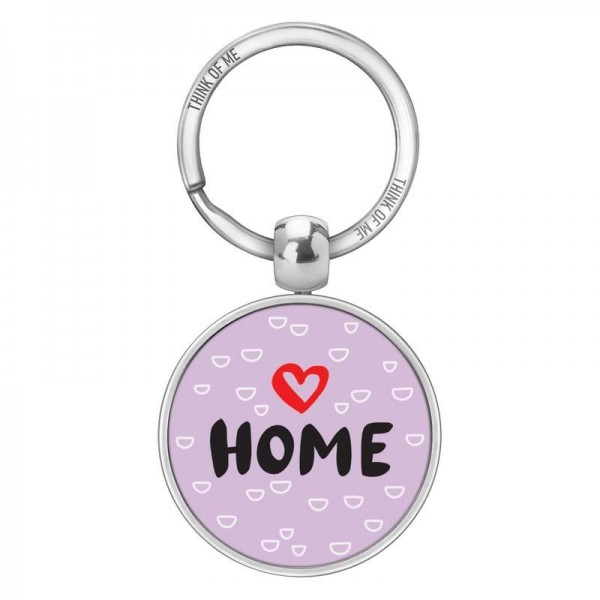 Μεταλλικό Μπρελόκ 3,6cm Home Καρδια