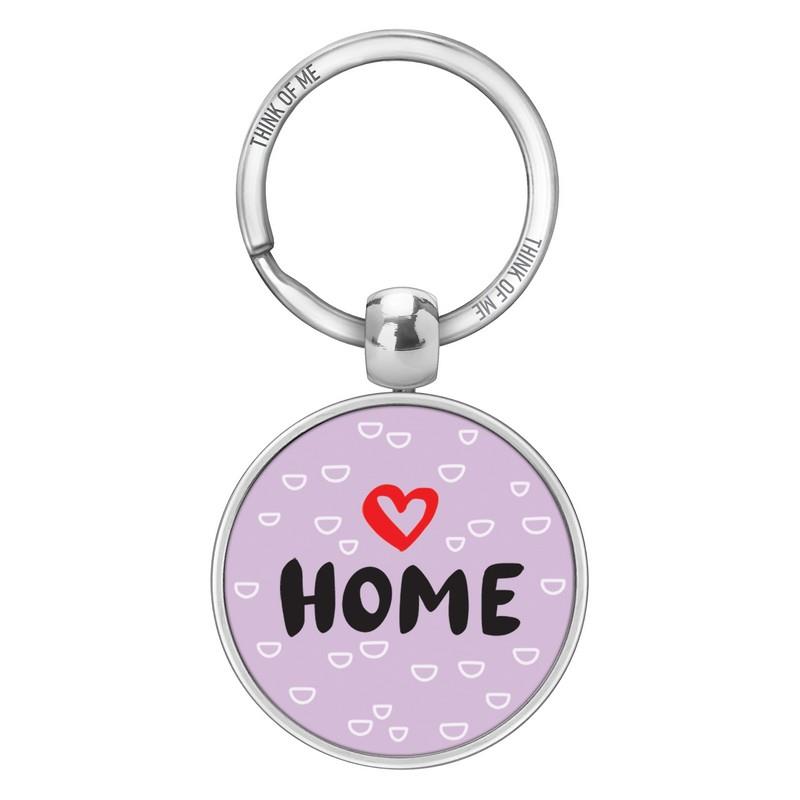 Μεταλλικό Μπρελόκ 3,6cm Home Καρδια