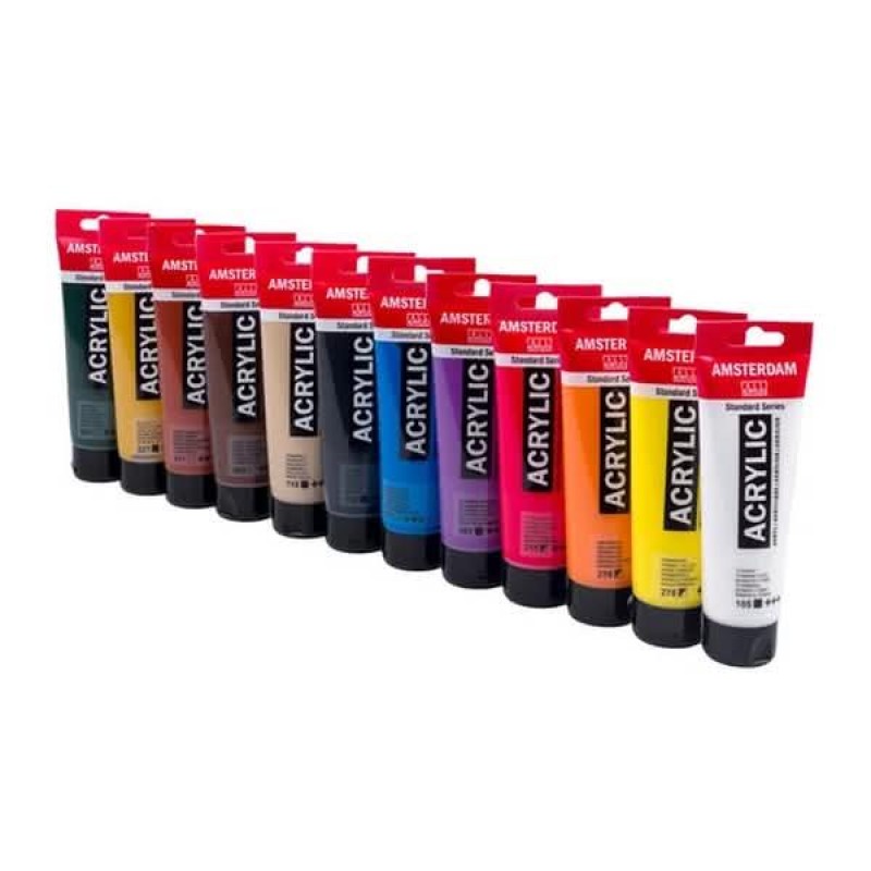 Amsterdam Σετ 12 Ακρυλικά Χρώματα 120ml