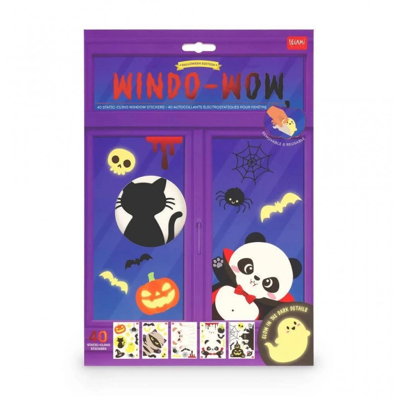 Legami Halloween Σετ 40 Αυτοκόλλητα για Παράθυρα Legami Halloween Σετ 40 Αυτοκόλλητα για Παράθυρα
