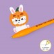 Legami Light-up Ballpoint Pen - Pumpkin Bunny - Writing is Magic