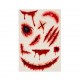 Legami Temporary Halloween Face and Body Creepy Tattoos