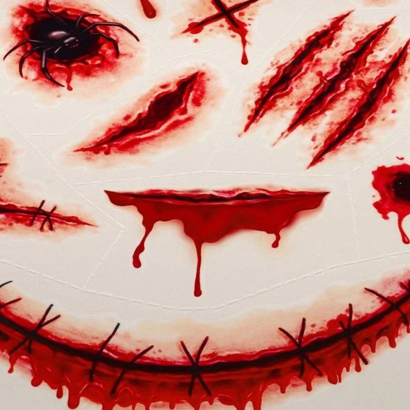 Legami Temporary Halloween Face and Body Creepy Tattoos