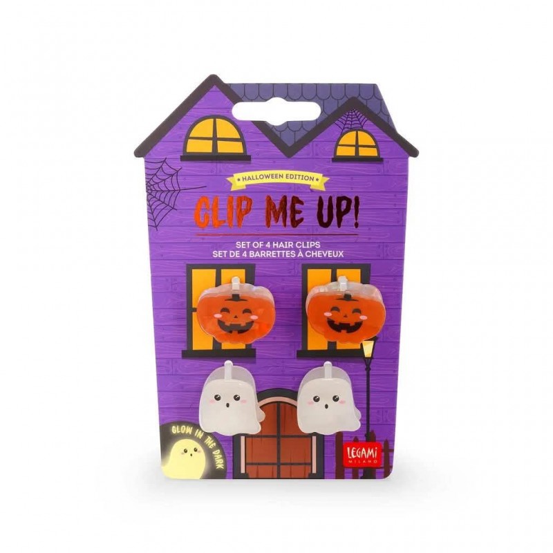 Legami Halloween Set of Four Mini Hair Clips