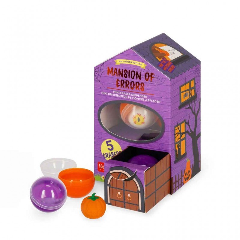 Legami Mini Eraser Set - Mansion of Errors