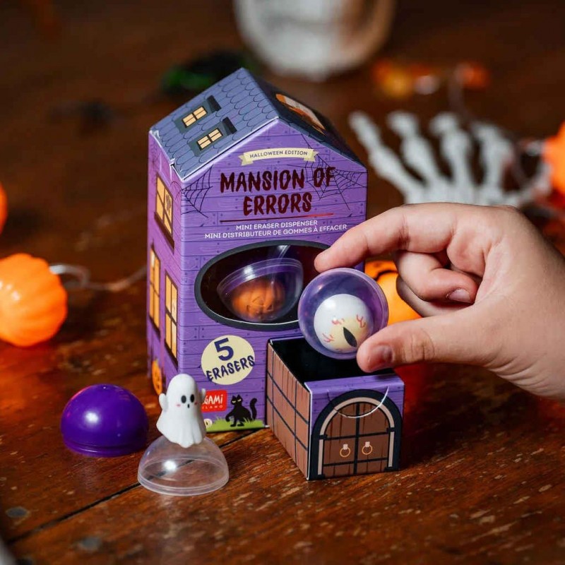 Legami Mini Eraser Set - Mansion of Errors