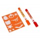 Legami Set of Six Face-Paint Sticks - Trick and Twist