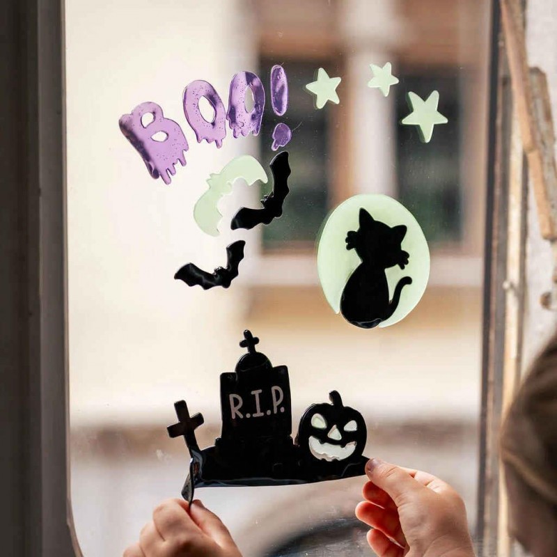 Legami Set of Gel Window Stickers - Windo-Glow Legami Set of Gel Window Stickers - Windo-Glow