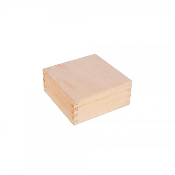 Ξύλινο Τετράγωνο Κουτί 19x19x8cm Ξύλινο Τετράγωνο Κουτί 19x19x8cm