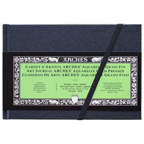 Arches Μπλοκ Ακουαρέλας Art Journal Cold pressed 185gr 21x14 cm 24 φύλλων Arches Μπλοκ Ακουαρέλας Art Journal Cold pressed 185gr 21x14 cm 24 φύλλων
