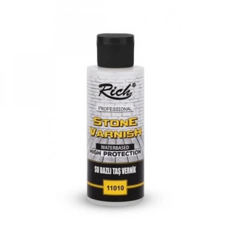 Rich 120ml Βερνίκι Νερού Stone Varnish Professsional Rich 120ml Βερνίκι Νερού Stone Varnish Professsional