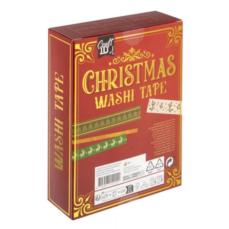 Craft ID 36 Χριστουγεννιάτικα Washi Tapes 3m Classic